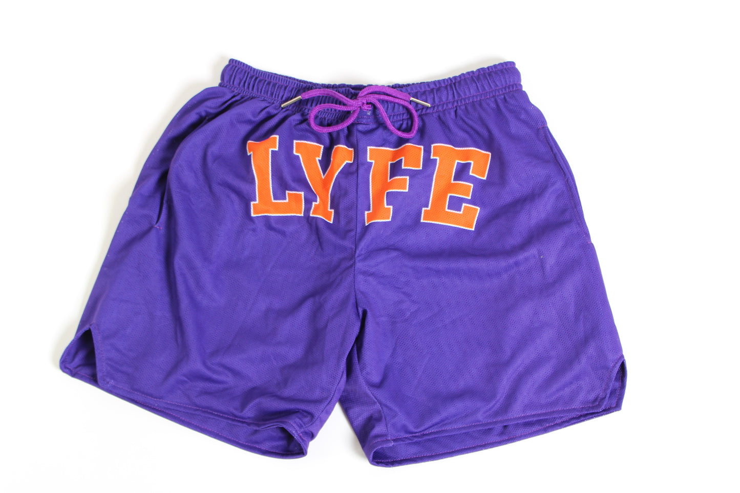 Purple Mesh Shorts